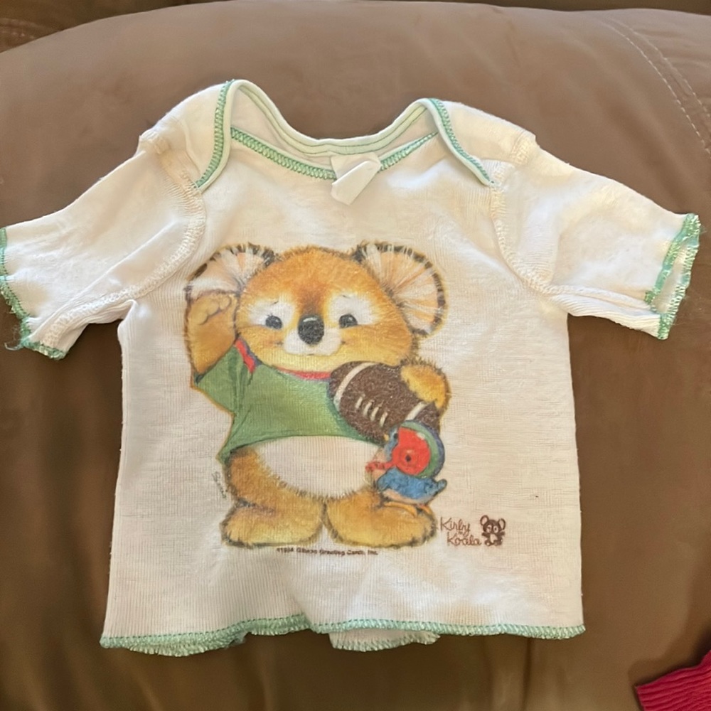 Vintage Kirby Koala newborn shirt